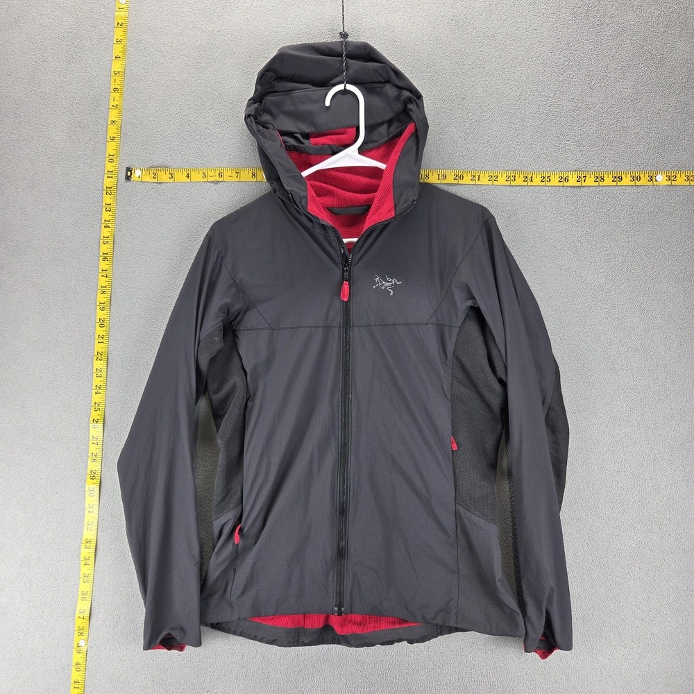 Arc'teryx Jacket Womens Small‎ Gray Procline Hybrid Hoody Full Zip Hooded